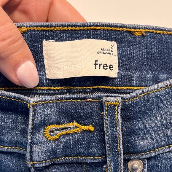 Aritzia Wilfred Free High Rise Skinny Jeans Size 0 - Picture 6 of 11